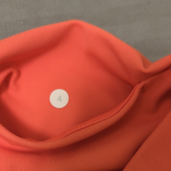 Lululemon Athletica Orange High-Waist Leggings - Picture 7 of 9